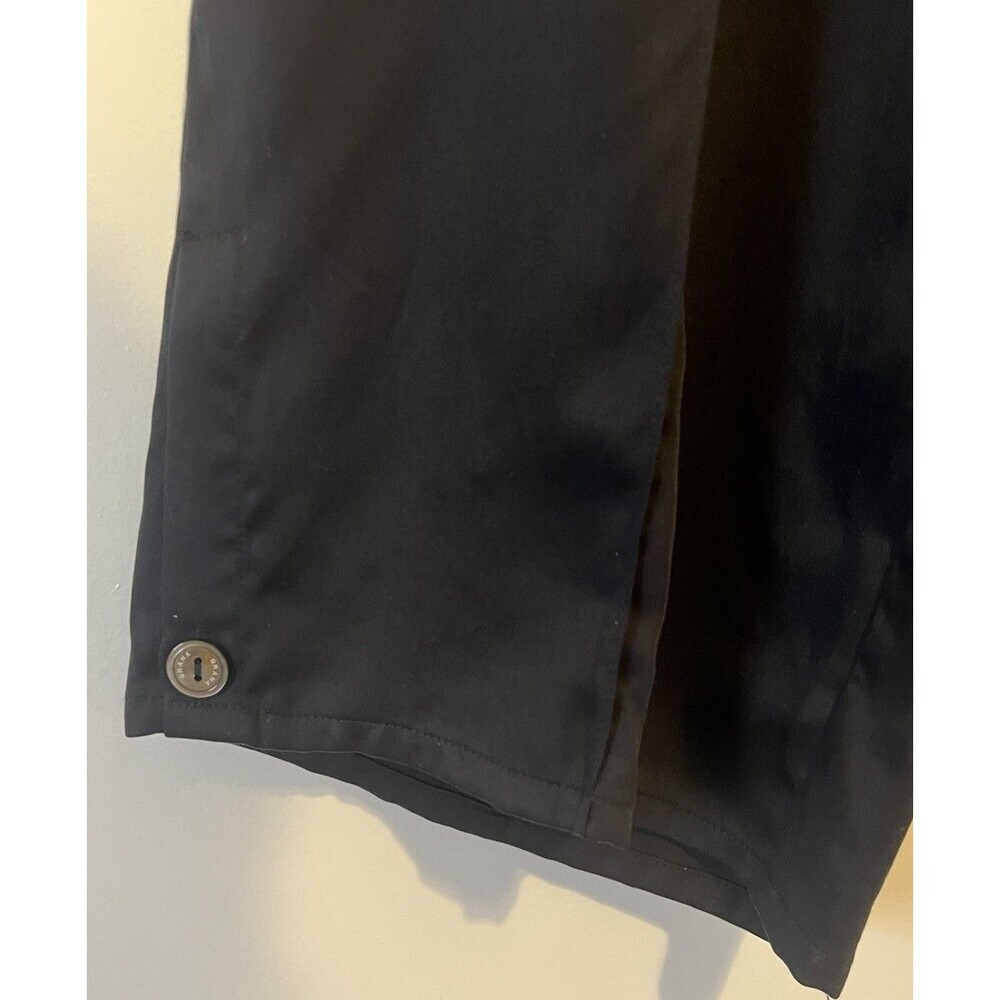 NWT Grana Size Large Black Tencel Side Slit Pants - Picture 8 of 16